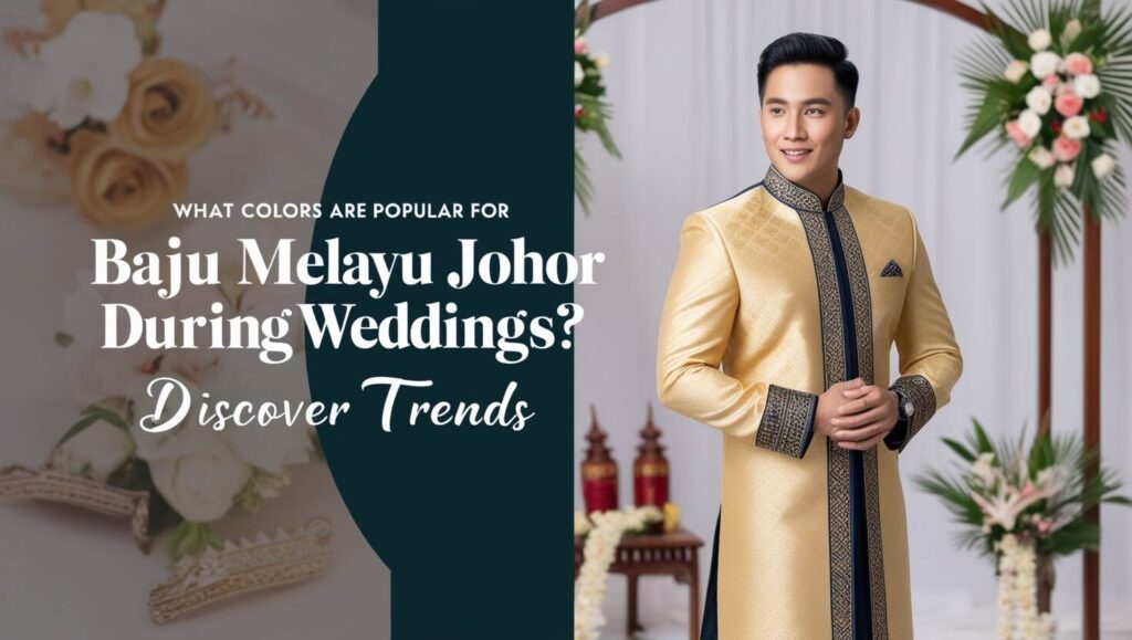 What Colors Are Popular for Baju Melayu Johor During Weddings